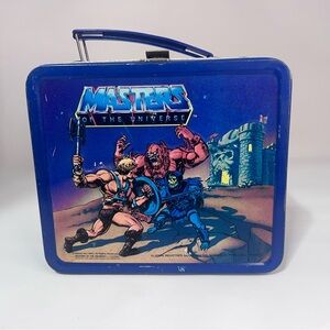 ALADDIN MASTERS OF THE UNIVERSE/ HE MAN METAL LUNCH BOX NO THERMOS